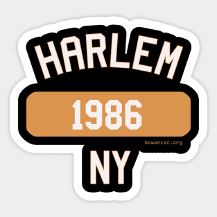 Harlem 1986 (Orange) Sticker